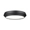 Z-Lite Quasars Matte Black 1 Light Flush Mount 7701F16-MB-LED - alternate 1