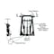 Atlas Automotive Equipment 6Mr  Portable Mid-Rise Scissor Lift 6000 Lb. Capacity ATTD-6MR - alternate 8