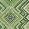 Homeroots 3' X 5' Green Ivory And Beige Tribal Washable Indoor Outdoor Area Rug 598118 - alternate 7