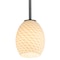 Access Lighting Brandy FireBird, Pendant, Oil Rubbed Bronze Finish, White Firebird Glass 28023-1R-ORB/WHTFB - alternate 3