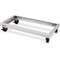Tennsco Caster Kit, 36 in W x 24 in D, Lt Gray CK24LGY - alternate 1