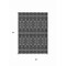 Homeroots 3' X 5' Black And Ivory Tribal Washable Indoor Outdoor Area Rug 614203 - alternate 6