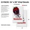 Signmission Chocolate Covered Strawberries, Vinyl Decals Only 24 Inch x 36 Inch, Vinyl Decal, 2PK DSB-2436-2PACK-ChocolateCoveredStrawberr - alternate 2