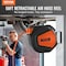 Vevor Retractable Air Hose Reel 3/8 IN x 50 FT Hybrid Enclosed Air Hose 300 PSI NWA-D15 - alternate 2