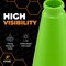 Xpose Safety Traffic Safety Cone, 18 in, Premium PVC, No Collar, Lime Green, 48 pk LTC18-48-X - alternate 3