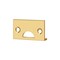 Deltana 1-7/8 Height Strike Plate For Surface Bolts Angle Lifetime Polished Brass 178AST003 - alternate 3