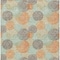 Homeroots 5' X 8' Beige Aqua And Orange Polka Dot Washable Indoor Outdoor Area Rug 614648 - alternate 6