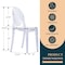 Leisuremod Marion Transparent Acrylic Modern Chair, Clear GV19CL - alternate 5