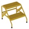 Vestil Aluminum Step Stand, 2 Step, Welded, 2 Steps, 20 Overall Height, Aluminum, Yellow SSA-2-Y - alternate 1