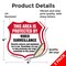 Signmission Video Surveillance Shield Sign This Area, 4 inch X 4 inch, Vinyl Decal, 2PK SHI-D-2PACK-4-473 - alternate 3