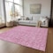 Homeroots 3' X 5' Blush And Ivory Floral Washable Indoor Outdoor Area Rug 581852 - alternate 6