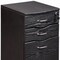 Homeroots 16" Espresso Wood Three Drawers Filing Cabinet 723070 - alternate 6