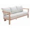 Homeroots 79" Gray Polypropylene Sofa 667665 - alternate 3