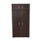 Homeroots 32" Espresso Melamine Mirrored Combo Dresser 249833 - alternate 1