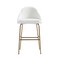 Manhattan Comfort Gracie Barstool in White and Gold BS022-GWH - alternate 7