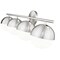 Z-Lite Realm Sphere 4 Light Vanity, Brushed Nickel/Matte Opal, 32.25 In W x 9.75 In H 7517-4V-BN - alternate 4