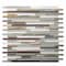 Apollo Tile Gray 11.8 in x 11.8 in Glass, Stone Glossy Floor and Wall Mosaic Tile 4.83 sqft/case, 5PK APLCAS88030A - alternate 1