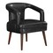 Osp Home Furnishings Mason Accent Reception Chair, Black MSN-PD27 - alternate 1
