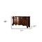 Homeroots 71" Solid Wood Five Drawer Dresser 374249 - alternate 4