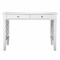 Homeroots 43" White Writing Desk With Two Drawers 402021 - alternate 1