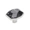Amerock Carrione 1-5/8 inch 41mm Length Marble Black/Polished Chrome Cabinet Knob BP36638MBK26 - alternate 1