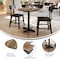 Flash Furniture Commercial 31.25" Natural HPL Tabletop with Black Table Height X Base ST-RD31-NAT-T2222-GG - alternate 5