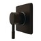 Kingston Brass Single-Handle Six-Way Diverter Valve with Square Trim Kit, Oil Rubbed Bronze KS4045DL - alternate 1