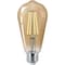 Signify Vintage 75W Equivalent Amber ST19 Medium LED Decorative Light Bulb, 4PK 573971 - alternate 4