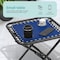 Serenelife Outdoor Zero Gravity Lounge Chair Set with Table SLZGHTBBU45 - alternate 4