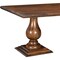 Homeroots 75" Dark Brown Wood Double Pedestal Base Dining Table 554334 - alternate 5