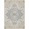 Homeroots 3' X 5' Beige Ivory And Gray Oriental Washable Indoor Outdoor Area Rug 596608 - alternate 4