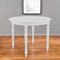 Homeroots 39" White Solid Wood Round Top Dining Table 569347 - alternate 1