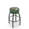 Holland Bar Stool Co 25" 4" Bemidji State Cushion Seat, Blk Wrinkle Base Swivel Bar Stool L8B125BmijSt - alternate 1