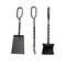 Comfort Glow 16-inch tool set - includes poker, shovel, brush, and stand CGFT16 - alternate 3