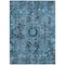 Homeroots 8' X 10' Denim and Gray Oriental Washable Non Skid Indoor Outdoor Area Rug 563751 - alternate 5