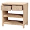 Bali & Pari Lanica Japandi Sun Bleached Rattan 2-Drawer Console Table 248-13727-ZORO - alternate 5