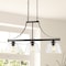 Jonathan Y Jayden 36" 3-Light Industrial Farmhouse Iron/Glass Linear LED Pendant, Oil Rubbed Bronze/Clear JYL7590A - alternate 5