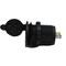Race Sport Lighting Round Socket-Sized Dual-Port Usb W/ Blue Led Indicator RS50782 - alternate 3