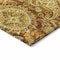 Homeroots 10' X 14' Terra Cotta Brown And Gold Floral Medallion Washable Indoor Outdoor Area Rug 603208 - alternate 3