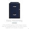 Space Solutions 14.25 in W 2 Drawer Vertical File Cabinet W/ Accessory Drawer, Navy 25966 - alternate 11