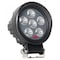 Grote Work Light - 6 High Performance LED; Pedestal Mount; Flood Pattern; Round; Polycarbonate Lens; Black BZ101-5 - alternate 1