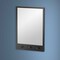 Gatco Glamorous 29" Mirror with 3 Hooks, Matte Black 1836MX - alternate 2