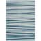 Homeroots 3' X 5' Teal Blue Gray And Ivory Striped Washable Indoor Outdoor Area Rug 597361 - alternate 6
