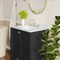 Flash Furniture Haven 30in. Vanity w/Sink, Storage Cabinet w/Gold Hardware, Bottom Drawer, Marble Countertop, Blk FS-BN-4-30-KD-BK-HDGLD-GG - alternate 7