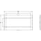 Siemens cover frame for door cutout 137.6 x 45.65 mm WxH accessory for: loadside 3VA9303-0SB40 - alternate 2