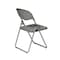 Office Star Folding Chair, Grey, PK4 FC8000NS-2 - alternate 3