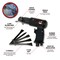 Performance Tool HVLP Spray Gun, 1.8 mm, Gravity Feed, 700cc Cup, 15-45 PSI M711 - alternate 4