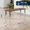 Flash Furniture Wren 60 in x 24 in Adjustable Height Activity Table, Thermal Laminate Top, Standard Legs, Oak XU-A2460-REC-OAK-T-A-GG - alternate 6