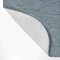 Jonathan Y Miles Modern Minimalist Radius Corner Solid Turquoise 5 ft. x 8 ft. Indoor/Outdoor Shaped Area Rug SHP100F-5 - alternate 6
