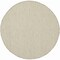 Homeroots 5' Ivory And Silver Round Geometric Indoor Outdoor Area Rug 552408 - alternate 3